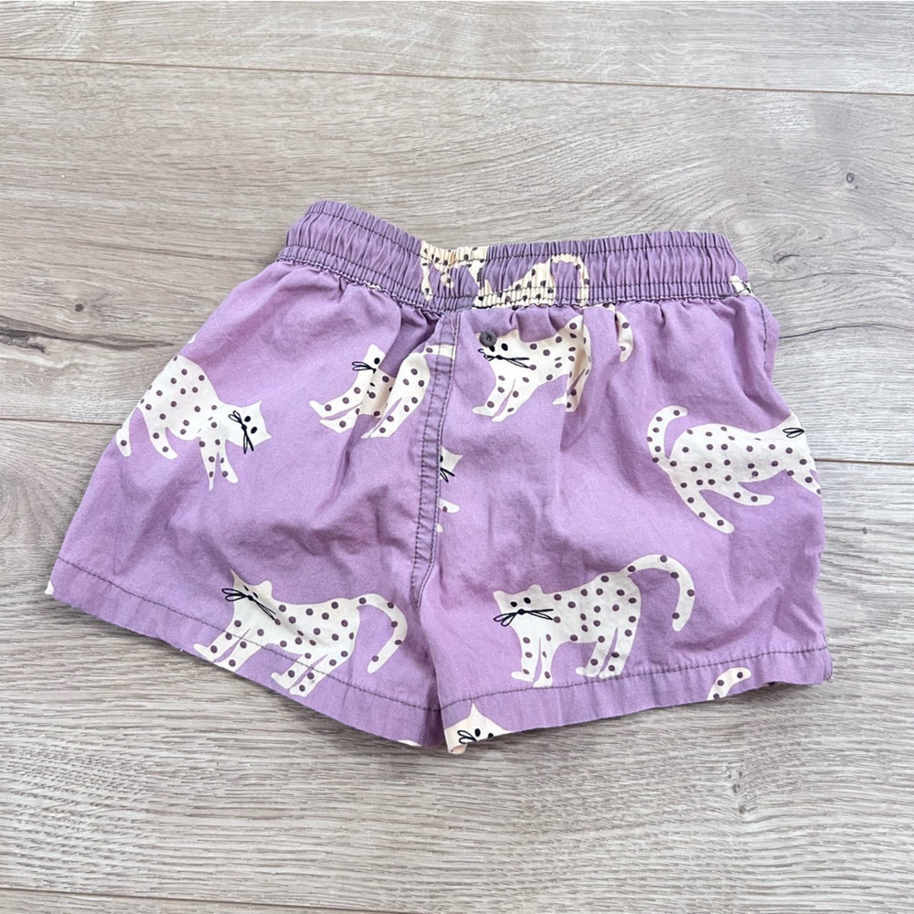 Zara cheetah swim trunks lined size 3